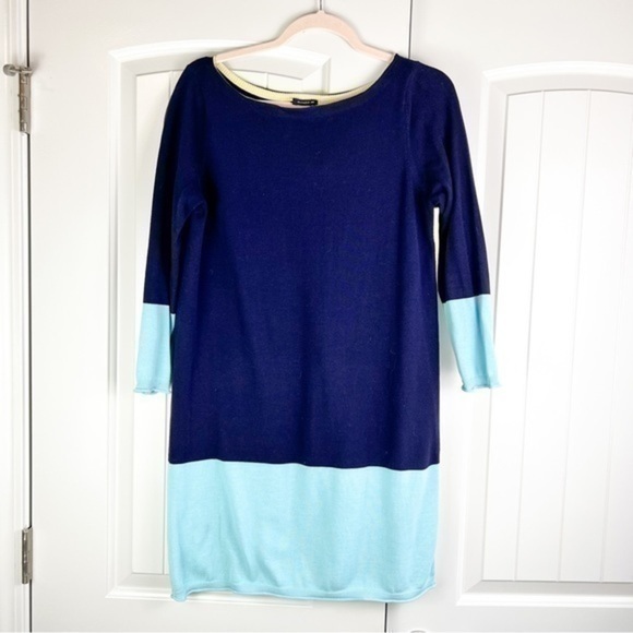 Magaschoni sweater womens size medium colorblock long tunic style - Picture 1 of 9